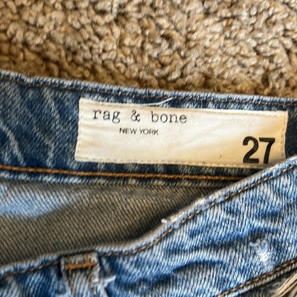 Women’s Rag & Bone Dre low rise relaxed fit boyfriend denim shorts size 27‎ - Picture 2 of 5
